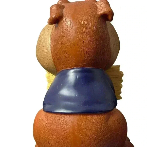 MLB TAMPA BAY  RAYS BULLDOG BEWARE OF  RAYS FANS 8” STATUTE AND COASTERS - Picture 6 of 9